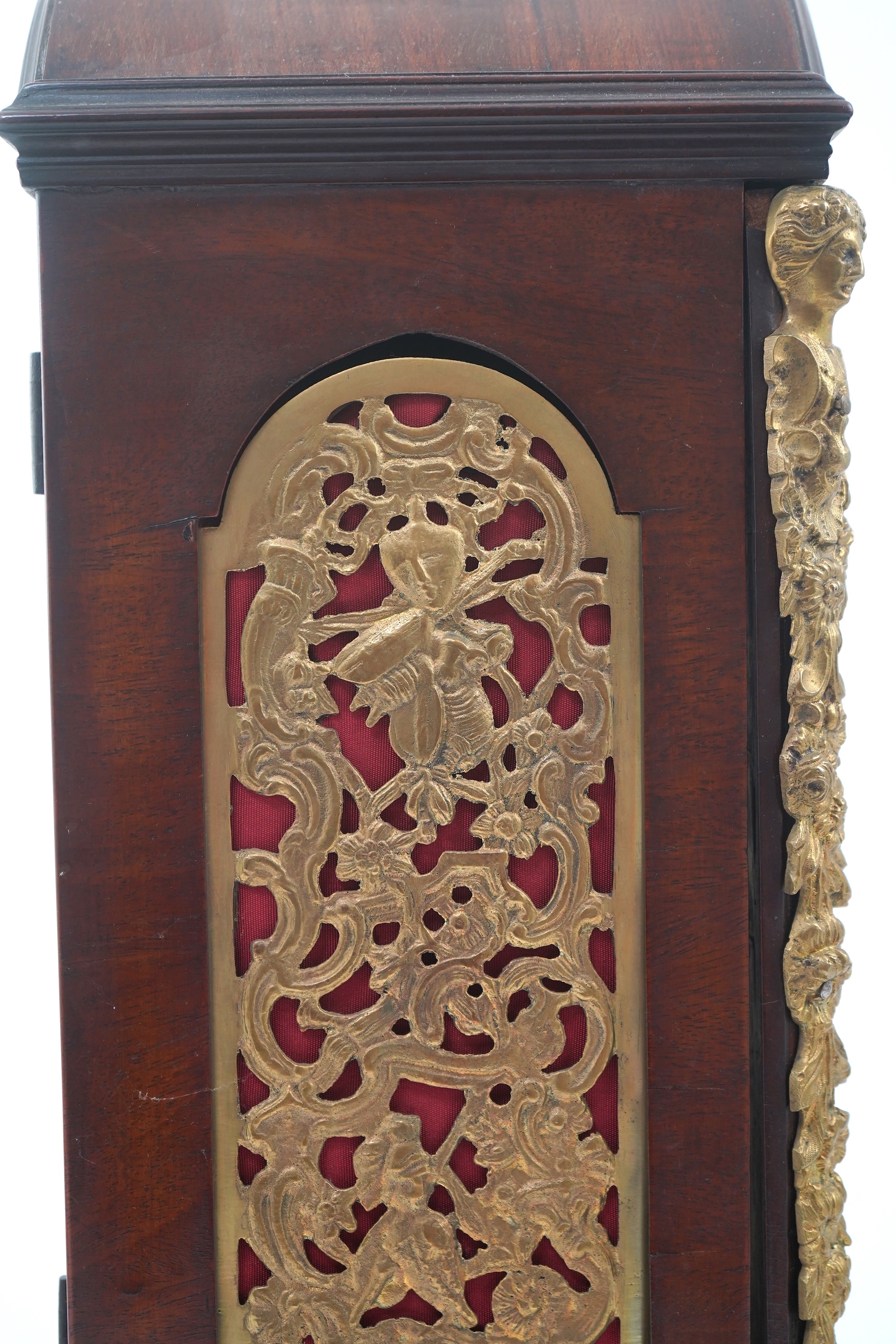 A mid 19th century mahogany triple fusee bracket clock by John Groves